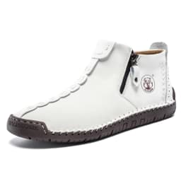FLYLAND Men'S Fashion Vintage Classical Handmade Dress Boot Chukka Boot Daily Casual Work Office Shoe