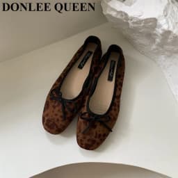DONLEE QUEEN 2026 Summer Flats Ballet Shoes Women Slip On Loafers Round Toe Shallow Bowtie Ballerina Soft Moccasin zapatos mujer