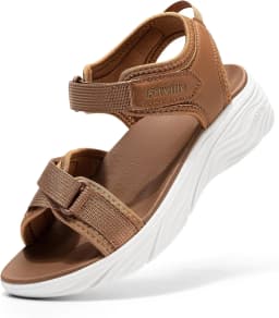 FitVille Wide Women'S Platform Sandals Summer Walking Sandals For Women With Adjustable Closures With Arch Support & Cushioning