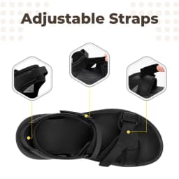FitVille Wide Women'S Platform Sandals Summer Walking Sandals For Women With Adjustable Closures With Arch Support & Cushioning