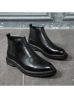 Men's Pointed-Toe Large Size Chelsea Boots