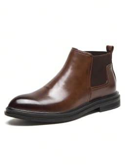 Men's Pointed-Toe Large Size Chelsea Boots