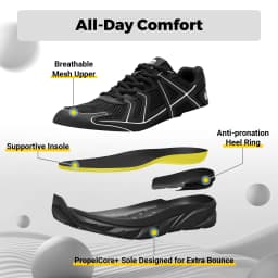 FitVille Mens Walking Shoes Wide Width Thicker Cushioning Sneakers Extra Wide Shoes for Men Bouncy Shoes Non Slip Workout Gym Athletic Sneakers