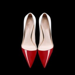 2025 New Four Seasons Customized Shoes Color Blocked Pointed High Heels Shallow Mouth Women's Sandals