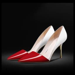 2025 New Four Seasons Customized Shoes Color Blocked Pointed High Heels Shallow Mouth Women's Sandals