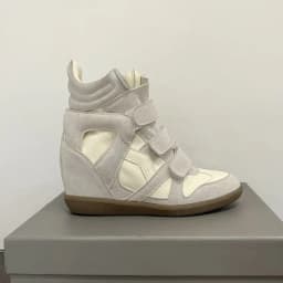 Fall Winter High Top Women's Casual Shoes Thick Bottom Heightening Magic Tape Sports Shoes Fashionable Splice Color Design