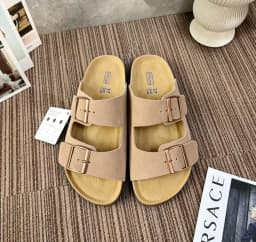 Summer New Arrival Retro Closed‑Toe Cork Platform Sandals Unisex, Non‑Slip Thick Sole Outdoor Streetwear Beach Casual Slides