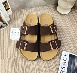 Summer New Arrival Retro Closed‑Toe Cork Platform Sandals Unisex, Non‑Slip Thick Sole Outdoor Streetwear Beach Casual Slides