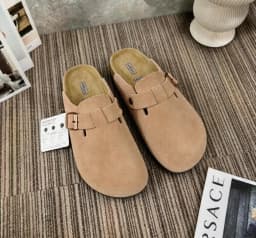 Summer New Arrival Retro Closed‑Toe Cork Platform Sandals Unisex, Non‑Slip Thick Sole Outdoor Streetwear Beach Casual Slides