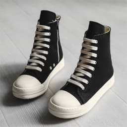 Popular Men's Sneakers Men's Casual Shoes 2026 New Lace-up Thick Bottom High Top Shoes Canvas Punk Couple Trend Sneakers for Man