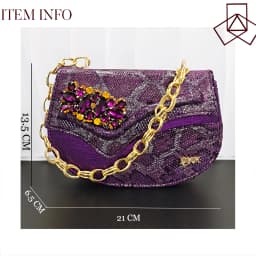 Italian Design Elegant Women's Heel Bigger Size Shoes & Rhinestone Butterfly Bag – Perfect for Weddings & Bridal Accessories