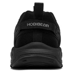 HOBIBEAR Unisex Wide Toe Walking Shoes Lace-Up Cross Trainers Outdoor Travel Artificial Leather Mesh Running Shoes