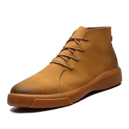 Brand New Winter Men Snow Boots Genuine Leather Warm Plush Men Boots Fashion Lace-up Ankle Boots Autumn Outdoor Men Shoes 38-47