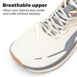FitVille Extra Wide Men's Running Shoes Breathable Causal Sneakers Cushioned Sports Jogging Shoes for Men Non Slip Arche Support