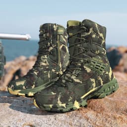 Men Tactical Boots Male Army Boots Climbing Hiking Shoes Camping High Quality Lace Up Military Women Breathable Safety Unisex