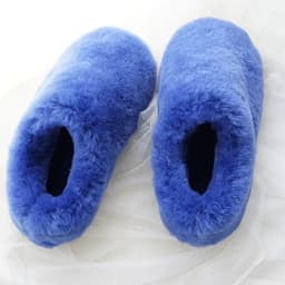 Natural Sheepskin Fur Slippers for Women Warm Wool Winter Indoor Home Shoes Fashion Casual Lady Slip-On House Slippers