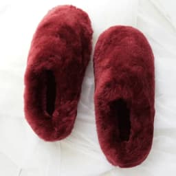 Natural Sheepskin Fur Slippers for Women Warm Wool Winter Indoor Home Shoes Fashion Casual Lady Slip-On House Slippers