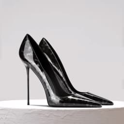 New versatile temperament, socialite style, black pointed versatile commuting work, slim heels, high heels for women