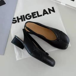 YNPO 2026 New Women's Soft Leather Tabi Split-Toe Slingback Pumps 3cm Low Heel Spring Summer Casual Ballet Shoes for Daily Wear