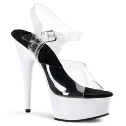 Women Shoes High Quality Female Model T Station Catwalk Sexy Crystal Transparent Shoes 15CM High Heels Waterproof Head Sandals