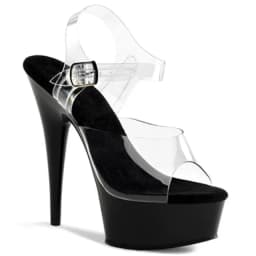 Women Shoes High Quality Female Model T Station Catwalk Sexy Crystal Transparent Shoes 15CM High Heels Waterproof Head Sandals