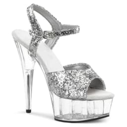 Women Shoes High Quality Female Model T Station Catwalk Sexy Crystal Transparent Shoes 15CM High Heels Waterproof Head Sandals