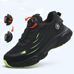 Rotating Button Security Shoes Men Boots Composite Toe Anti-Smash Work Sneakers Anti-Puncture Work Safety Shoes Protection Boots