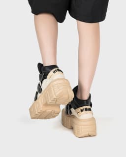 Gothic Ankle Rock Boots 2026 New Punk Style Women Shoes Lace-up Heel Height 6CM Platform Shoes Woman Metal Decor Woman Sneakers