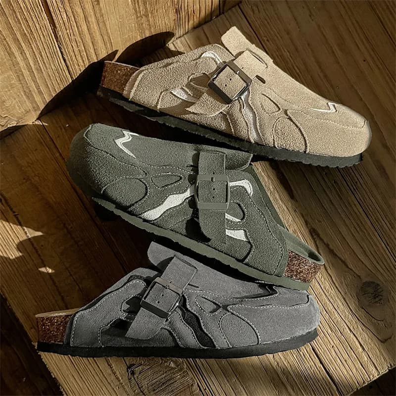 Thick soled Boken shoes new spring/summer outerwear with retro soft soled Boken single shoes