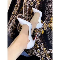 Spring Shallow Mouth Patent Leather Black Super High Heels, Women's Slim Heels, New Professional sexy Plus Size Single Shoes