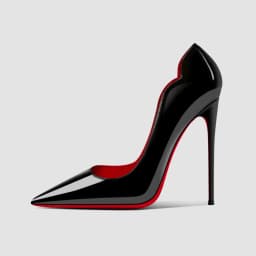 Spring Shallow Mouth Patent Leather Black Super High Heels, Women's Slim Heels, New Professional sexy Plus Size Single Shoes