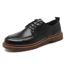Autumn New Men Leather Casuai Shoes Brogue Luxurious Handmade Shoes Genuine Leather Shoes Work Boots Business Casual Sneakers