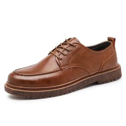 Autumn New Men Leather Casuai Shoes Brogue Luxurious Handmade Shoes Genuine Leather Shoes Work Boots Business Casual Sneakers