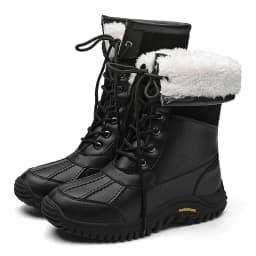 Snow Boots Women Lace-up Waterproof Comfortable Ladies Rain Shoes Female Keep Warm Mid-Calf Winter Boots Outdoor Ankle Boots New