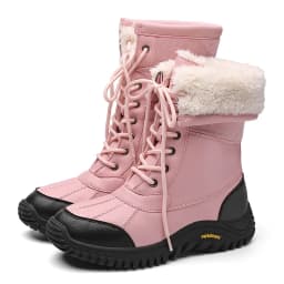 Snow Boots Women Lace-up Waterproof Comfortable Ladies Rain Shoes Female Keep Warm Mid-Calf Winter Boots Outdoor Ankle Boots New