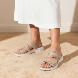 FitVille Women'S Wedge Slippers Wide Width Adjustable Straps Summer Beach Sandals Slipper For Swollen Feet And Bunion Relief