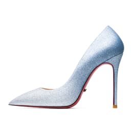 Women's Shoes Shiny Luxury Brand Pumps Red Bottom Pointed Toe Glitter Basic High Heels Female Prom Party Ladies Shoes Women 12cm