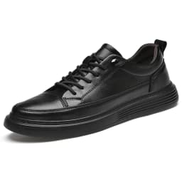 Italian Brand Men's Genuine Leather Casual Shoes Oxford Jogging Shoes Sneakers for Men Warm Cotton Shoes with/No Fur Size：38-47