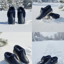 Black Leather Boots – Classic, Timeless,Comfortable Design Cushioned Boots for Outdoor Activities – Comfortable All Day A20101