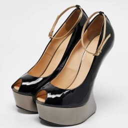 Platform Fretwork Heels Peep Teo Pums Sexy Pointed Toe Leather Solid Accept Custaomized New Arrivals Fashion Women Runway Shoes