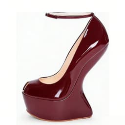Platform Fretwork Heels Peep Teo Pums Sexy Pointed Toe Leather Solid Accept Custaomized New Arrivals Fashion Women Runway Shoes