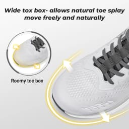FitVille Extra Wide Mens Sport Shoes Breathable Gym Athletic Workout Cross Training Running Max Cushion Sneakers For Men