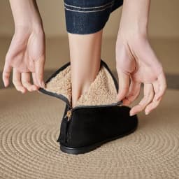 NEW Autumn/Winter Women Boots Sheep Suede Leather Shoes Women Round Toe Low Heel Shoes Slip-on Chelsea Boots Zipper Short Boots