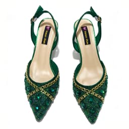 Fashionable Women's Pointed Toe Shoe and Bag Set - High-Quality Stylish Footwear and Accessory Collection