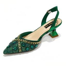 Fashionable Women's Pointed Toe Shoe and Bag Set - High-Quality Stylish Footwear and Accessory Collection