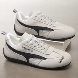 Men Classic Daily Casual Shoes Flat Soft Sole Breathable Anti Slip Wearproof Outdoor Walking Leisure Sneakers