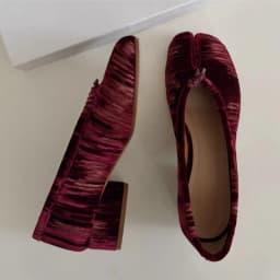 Fashion Pleated Designer Flannel Split toe Women Ballet Pumps Vintage Low Heeled Tabi Loafers Casual Soft Soles Walking Shoes