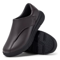 FitVille Men'S Diabetic Slip-On Oxford Dress Shoes, Adjustable Fit Comfort Business Formal & Wedding Casual Sneakers, Professional Orthopedic Footwear With Roomy Toe Box For Swollen & Wide Feet