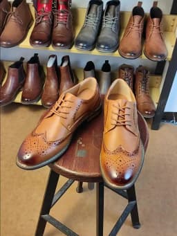 Size 7~13 Brogue Dress Shoes Man Wedding Leather Social Shoe Male