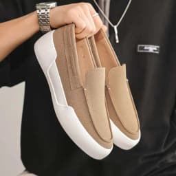 Niche Retro Loafers British Minimalist Slip On Leather Flat Shoes Casual Office Daily Walking Non Slip Fashion Loafer Footwear
